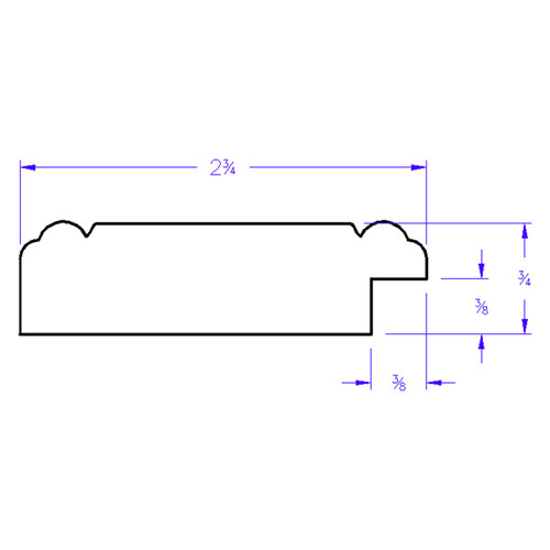 Paris Oval - Profile Drawing Paris Oval - Profile Drawing