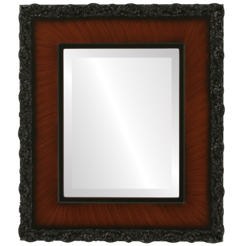 Beveled Mirror - Williamsburg Rectangle Frame - Vintage Walnut