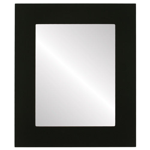 Beveled Mirror - Ashland Rectangle Frame - Matte Black