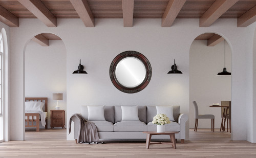 Vintage Gold Round Mirrors from $146 | Free Shipping