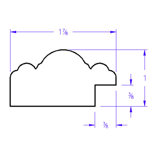 Dorset Round - Profile Drawing Dorset Round - Profile Drawing