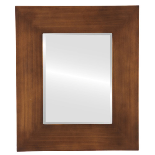 Beveled Mirror - Tribeca Rectangle Frame - Sunset Gold