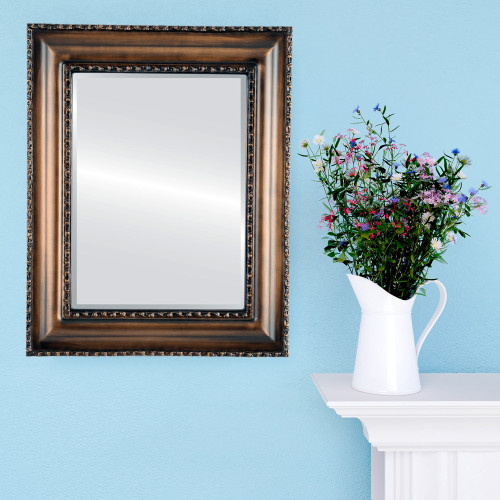 Lifestyle - Somerset Framed Rectangle Mirror - Rubbed Bronze