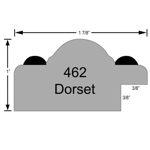 Dorset Rectangle - Profile Drawing