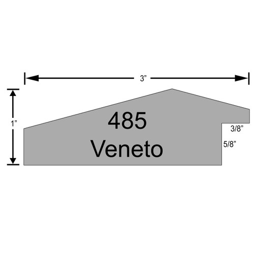 Veneto Oval - Profile Drawing Veneto Oval - Profile Drawing