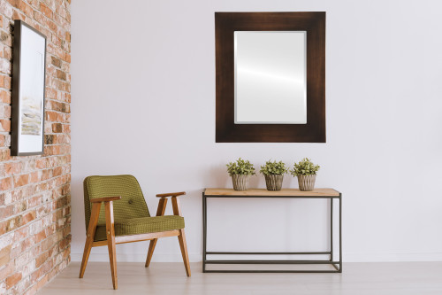 Lifestyle - Ashland Framed Rectangle Mirror - Rubbed Bronze