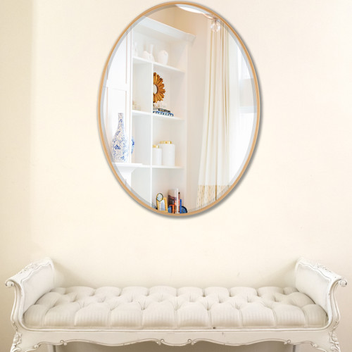 Lifestyle 2 - Singapore Framed Oval Mirror - Gold Paint Lifestyle 2 - Singapore Framed Oval Mirror - Gold Paint