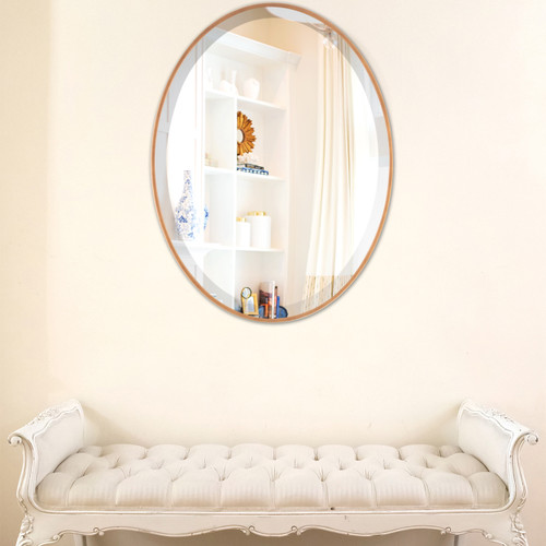Lifestyle 2 - Singapore Framed Oval Mirror - Sunset Gold Lifestyle 2 - Singapore Framed Oval Mirror - Sunset Gold