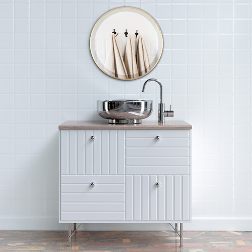 Lifestyle 2 - Singapore Framed Round Mirror - Gold Leaf Lifestyle 2 - Singapore Framed Round Mirror - Gold Leaf