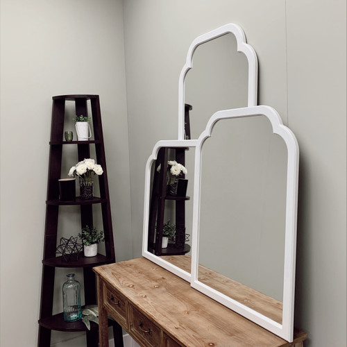 Milano Framed Mirror - Clover Cathedral - Linen White - Lifestyle Group
