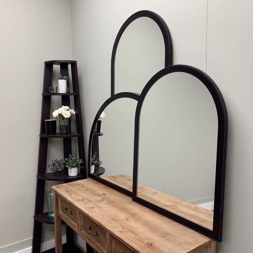 Tokyo Framed Mirror - Crescent Cathedral - Matte Black - Lifestyle Group Tokyo Framed Mirror - Crescent Cathedral - Matte Black - Lifestyle Group