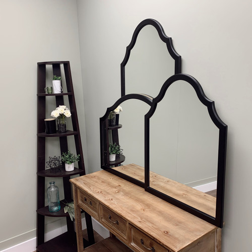 Milano Framed Mirror - Peaks Cathedral - Matte Black - Lifestyle Group Milano Framed Mirror - Peaks Cathedral - Matte Black - Lifestyle Group