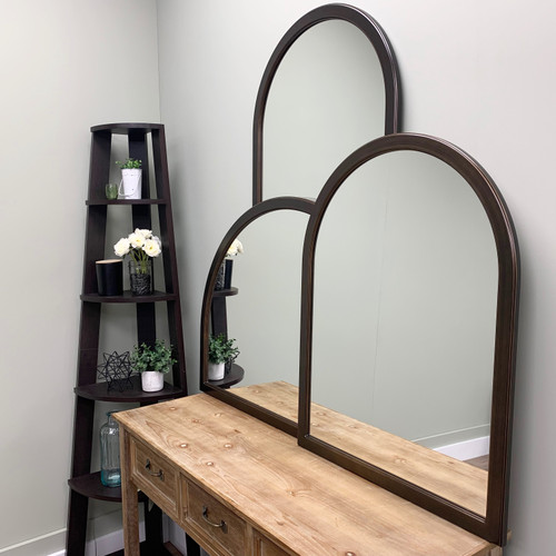 Milano Framed Mirror - Crescent Cathedral - Rubbed Bronze - Lifestyle Group Milano Framed Mirror - Crescent Cathedral - Rubbed Bronze - Lifestyle Group