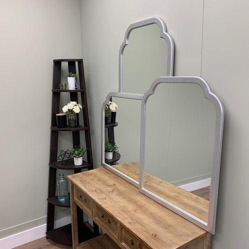 Milano Framed Mirror - Clover Cathedral - Silver Spray - Lifestyle Group Milano Framed Mirror - Clover Cathedral - Silver Spray - Lifestyle Group