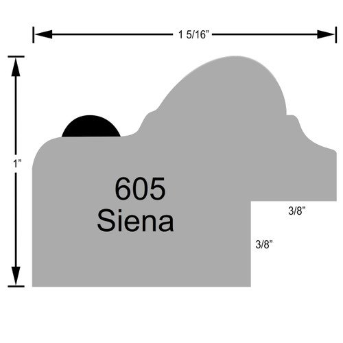 Siena - Profile Drawing Siena - Profile Drawing