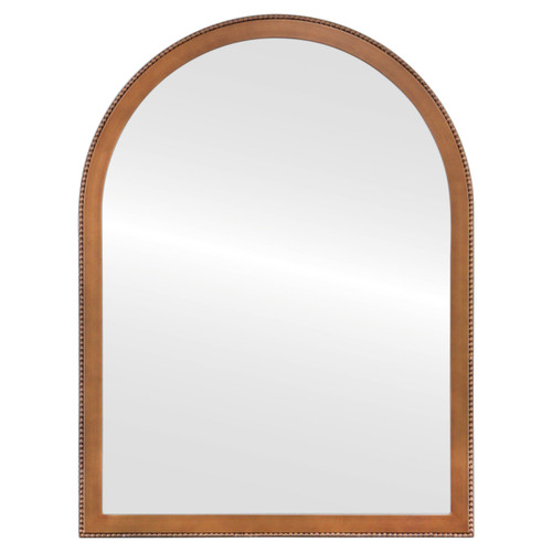 Tokyo Vanity Framed Mirror - Crescent Cathedral - Autumn Bronze