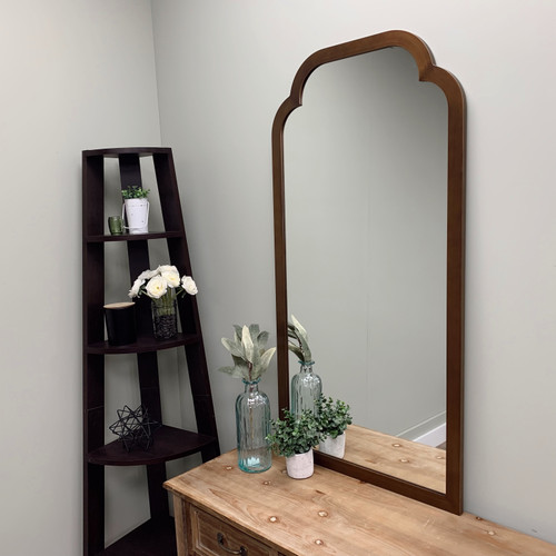 Oslo Full Length Framed Mirror - Clover Cathedral - Autumn Bronze - Lifestyle