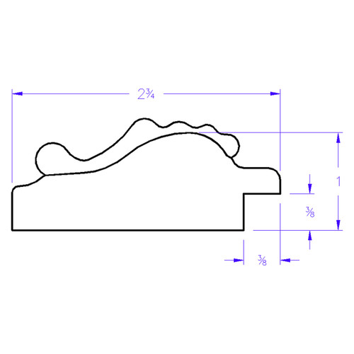 Winchester Oval - Profile Drawing Winchester Oval - Profile Drawing
