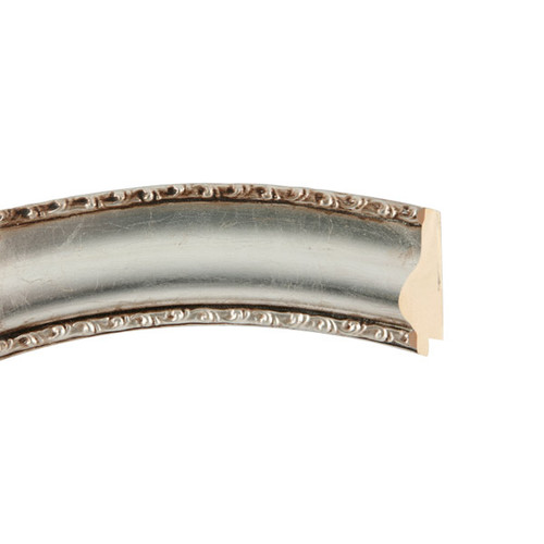 Somerset Silver Leaf with Brown Antique - Cross Section Somerset Silver Leaf with Brown Antique - Cross Section