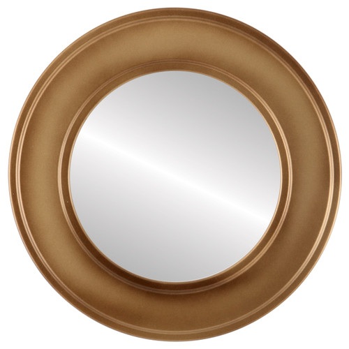 Flat Mirror - Montreal Circle Frame - Desert Gold Flat Mirror - Montreal Circle Frame - Desert Gold