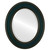 Beveled Mirror - Montreal Oval Frame - Royal Blue