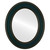 Flat Mirror - Montreal Oval Frame - Royal Blue