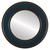 Flat Mirror - Montreal Circle Frame - Royal Blue