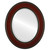 Beveled Mirror - Montreal Oval Frame - Rosewood