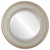 Beveled Mirror - Montreal Round Frame - Silver Shade