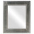 Beveled Mirror - Montreal Rectangle Frame - Silver Leaf with Brown Antique