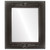 Beveled Mirror - Ramino Rectangle Frame - Black Silver