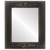 Flat Mirror - Ramino Rectangle Frame - Black Silver