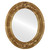 Flat Mirror - Ramino Oval Frame - Champagne Gold