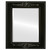 Beveled Mirror - Ramino Rectangle Frame - Gloss Black