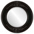 Beveled Mirror - Ramino Round Frame - Hunter Green