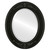 Beveled Mirror - Ramino Oval Frame - Matte Black