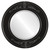 Beveled Mirror - Ramino Round Frame - Matte Black