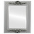 Beveled Mirror - Ramino Rectangle Frame - Silver Spray