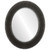 Beveled Mirror - Paris Oval Frame - Black Silver