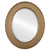 Beveled Mirror - Paris Oval Frame - Desert Gold