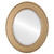 Beveled Mirror - Paris Oval Frame - Gold Spray