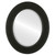 Beveled Mirror - Paris Oval Frame - Matte Black