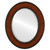 Beveled Mirror - Paris Oval Frame - Vintage Walnut
