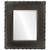 Beveled Mirror - Williamsburg Rectangle Frame - Black Silver