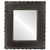 Flat Mirror - Williamsburg Rectangle Frame - Black Silver