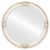 Flat Mirror - Jefferson Circle Frame - Antique White