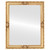 Flat Mirror - Jefferson Rectangle Frame - Antque Gold Leaf
