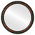 Flat Mirror - Jefferson Circle Frame - Rosewood