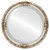 Beveled Mirror - Jefferson Round Frame - Silver