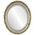 Beveled Mirror - Rome Oval Frame - Silver